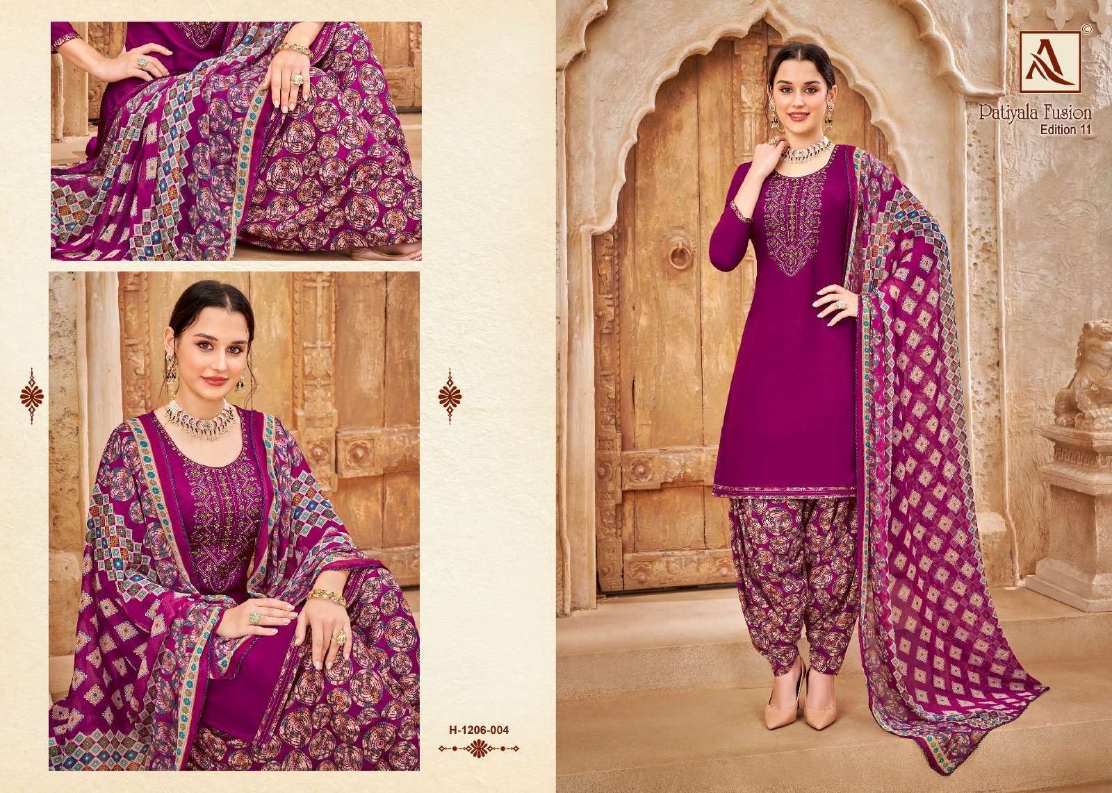 ALOK SUITS PATIYALA FUSION VOL 10 SERIES 2