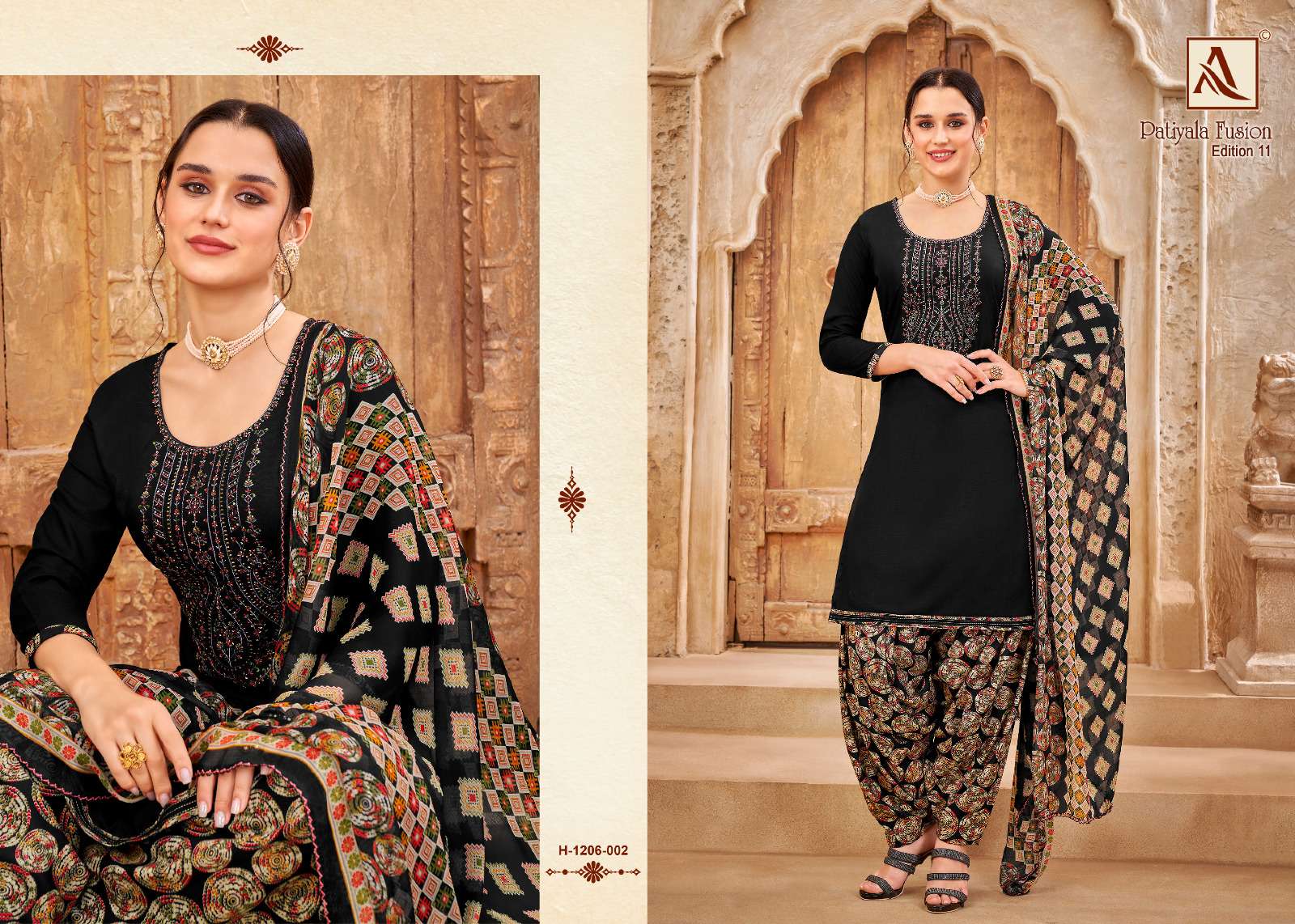 ALOK SUITS PATIYALA FUSION VOL 10 SERIES 2