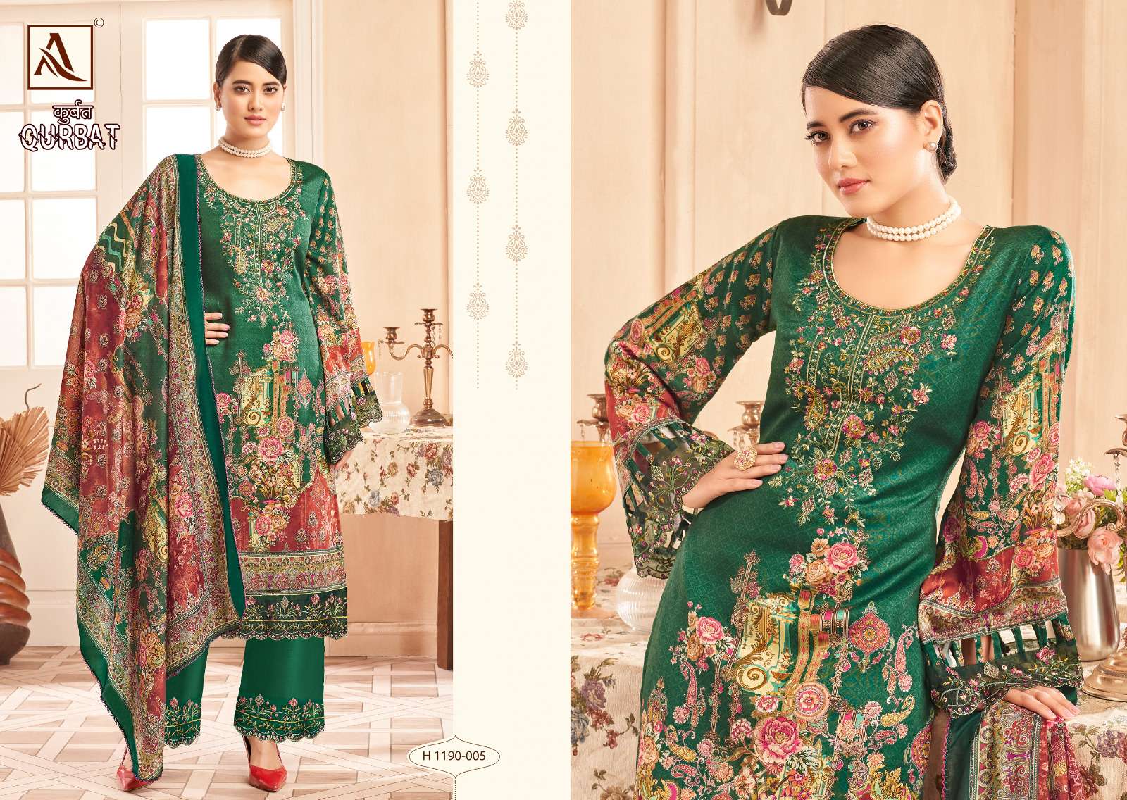 ALOK SUITS QURBAT VOL 9 