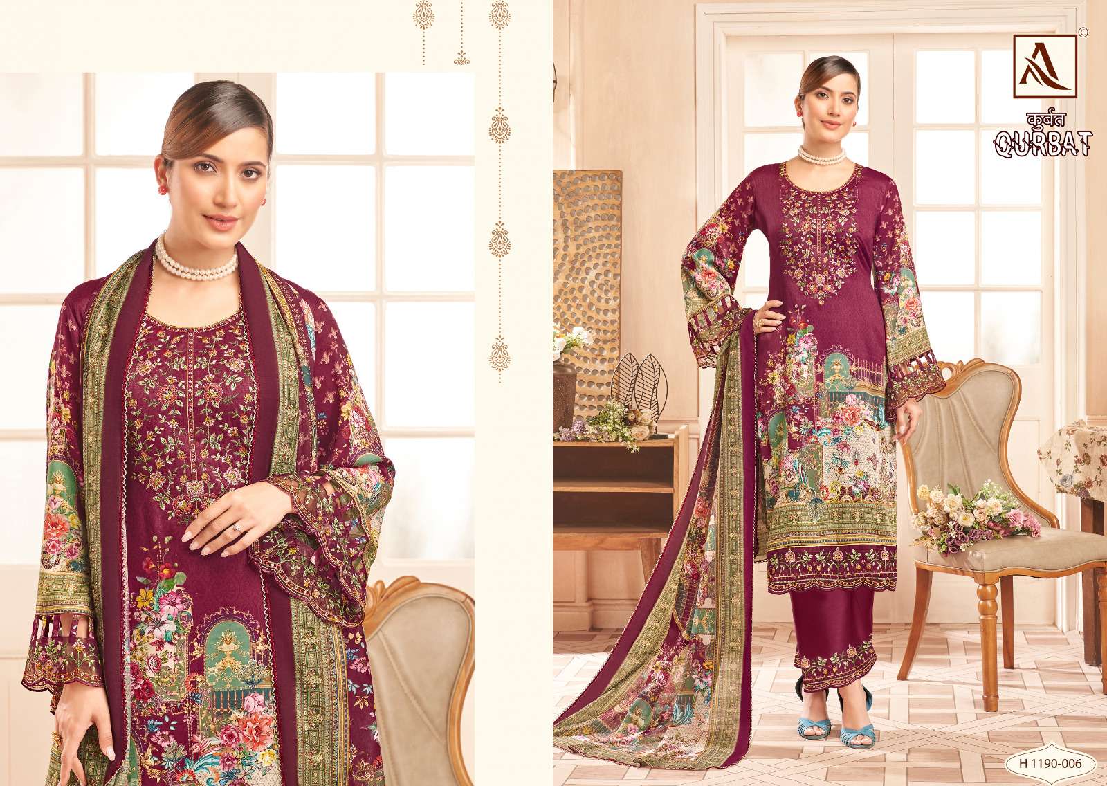 ALOK SUITS QURBAT VOL 9 