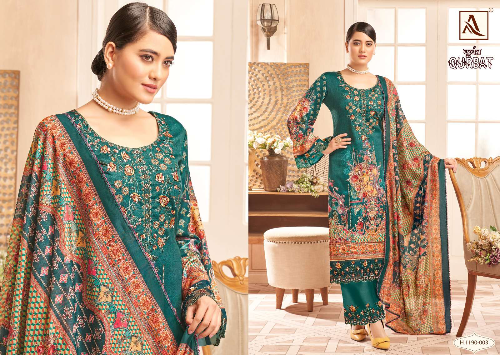 ALOK SUITS QURBAT VOL 9 