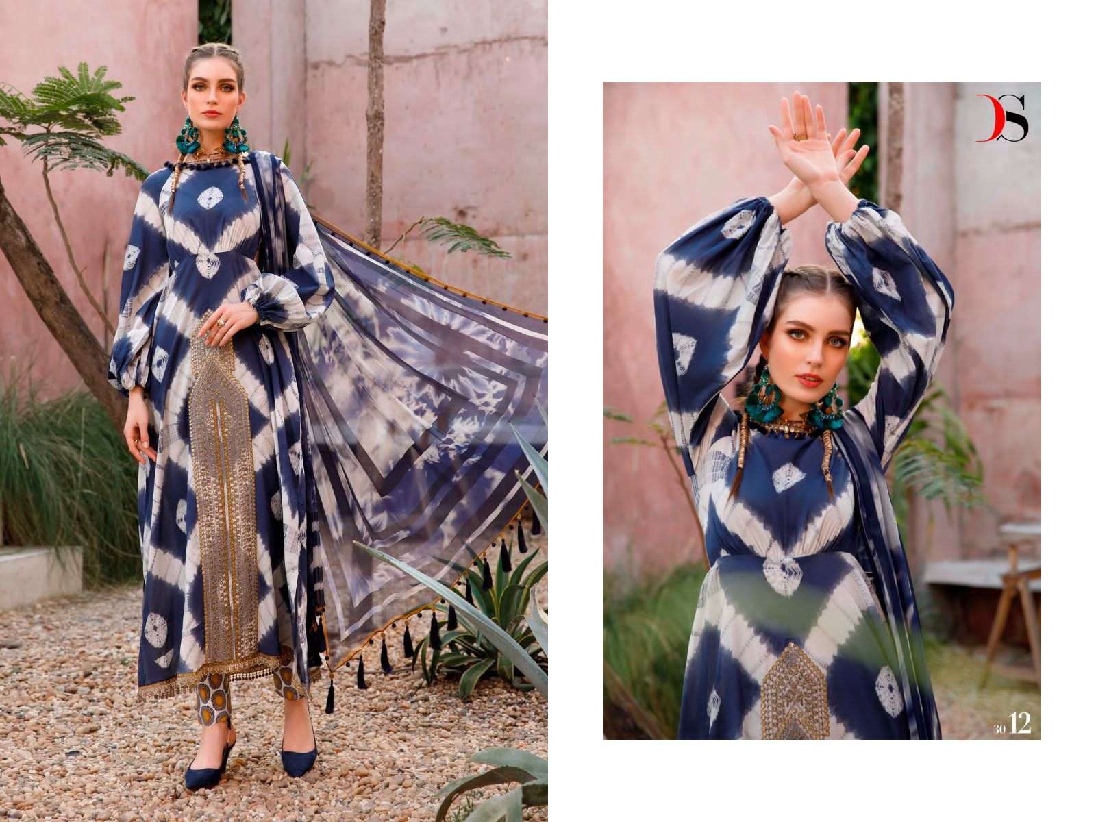 DEEPSY SUITS MARIA B M PRINTS SPRING SUMMER 23