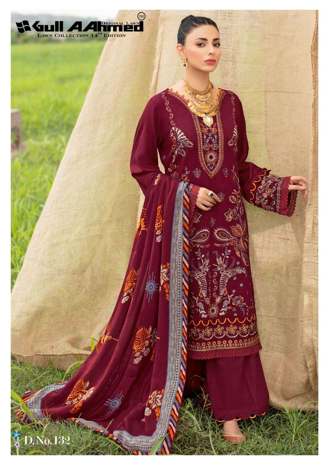 GULl AAHMED LAWN COLLECTION VOL 14
