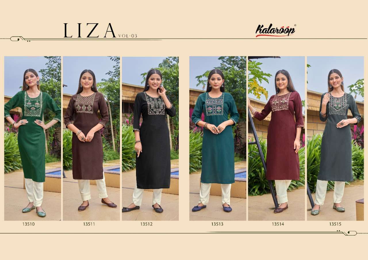 KALAROOP KAJREE FASHION LIZA VOL 3 
