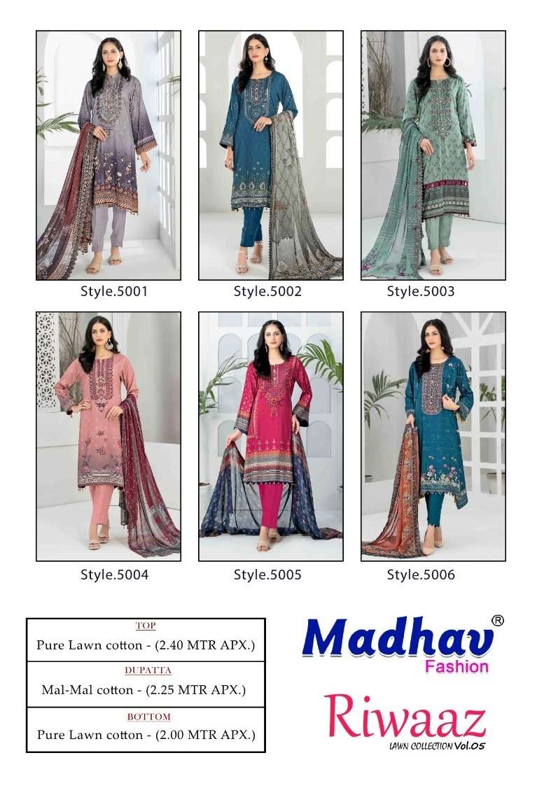 MADHAV FASHION RIWAAZ VOL 5