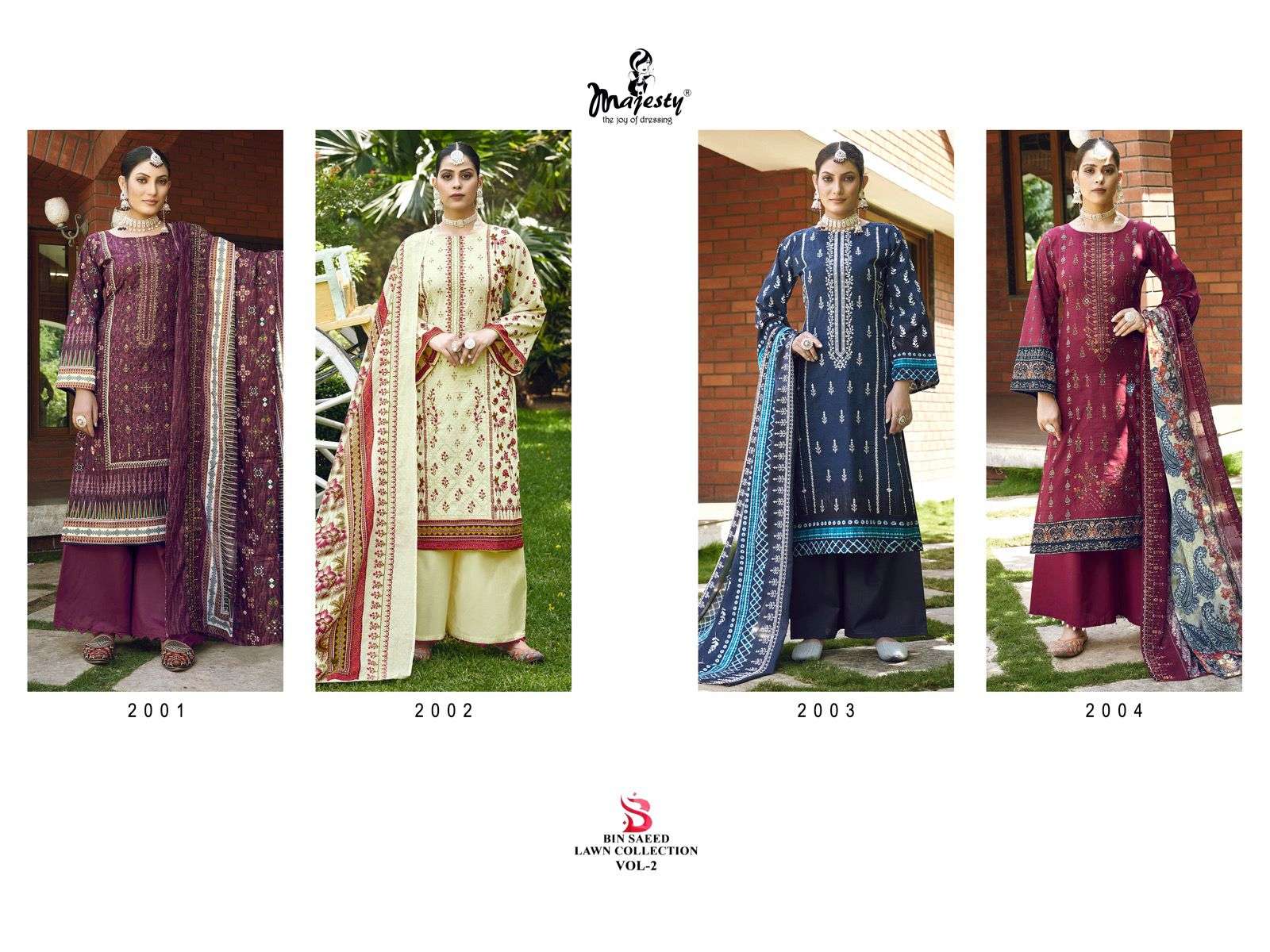  MAJESTY BIN SAEED LAWN COLLECTION VOL 2