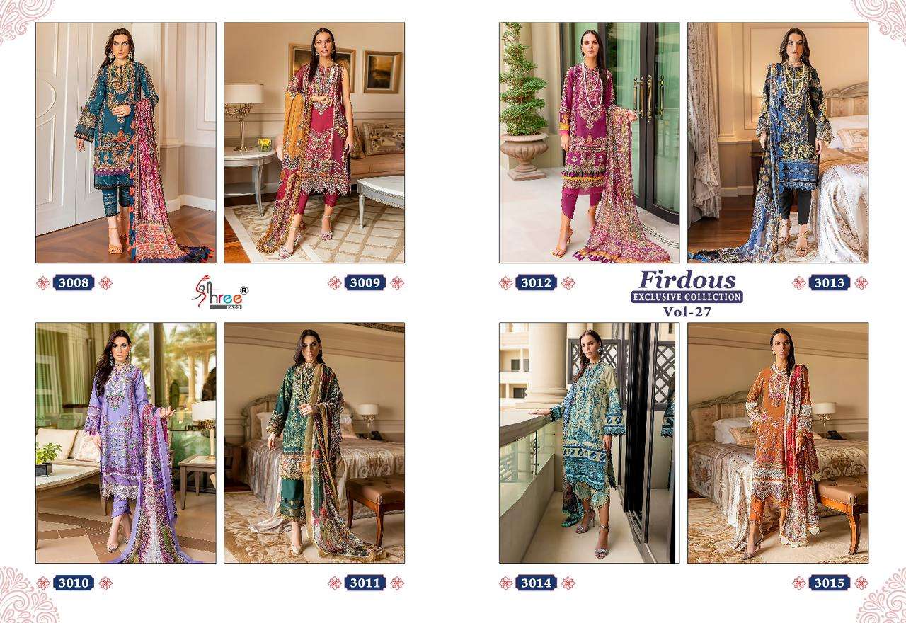 SHREE FABS FIRDOUS EXCLUSIVE COLLECTION VOL 27