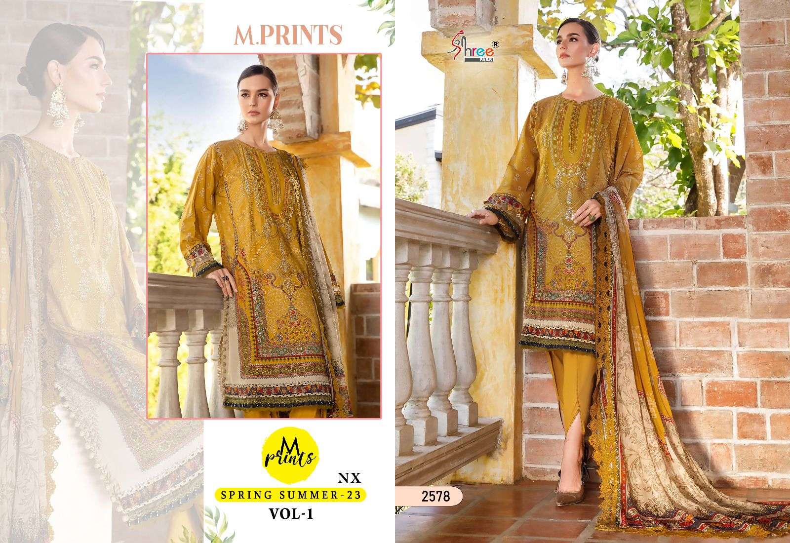 SHREE FABS M PRINT SPRING SUMMER 23 VOL 1 NX