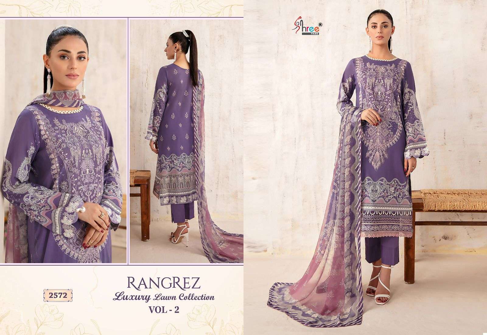 SHREE FABS RANGREZ LUXURY LAWN COLLECTION VOL 2