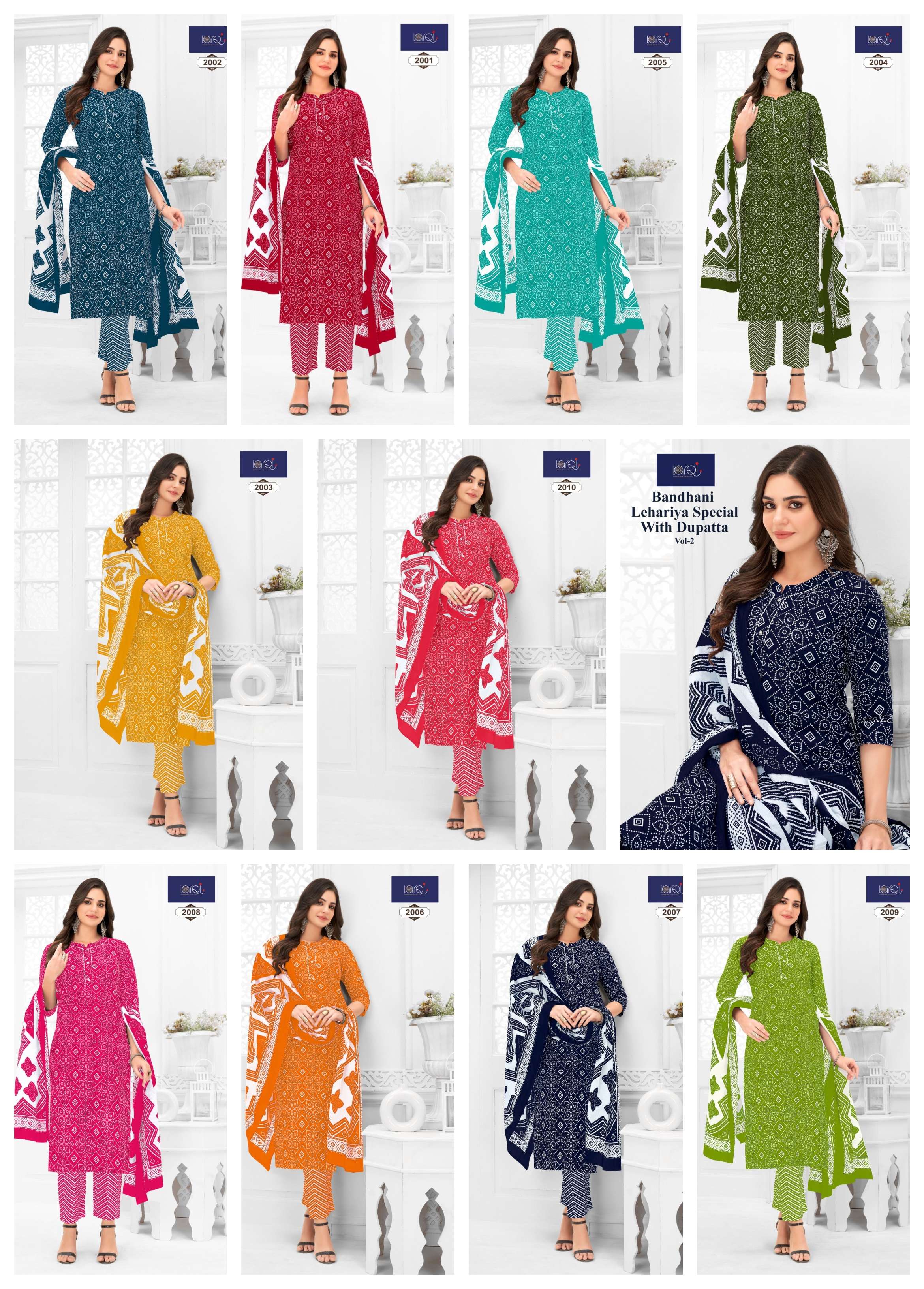 SURYAJYOTI LARQI BANDHANI LEHARIYA SPECIAL WITH DUPATTA VO