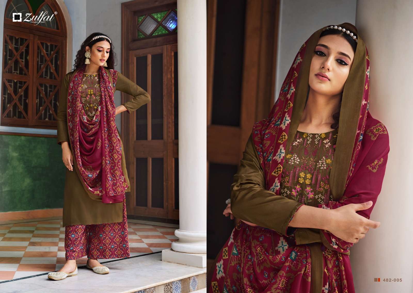 ZULFAT DESIGNER SUITS DAMINI