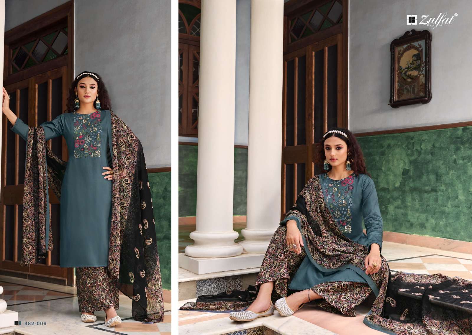 ZULFAT DESIGNER SUITS DAMINI