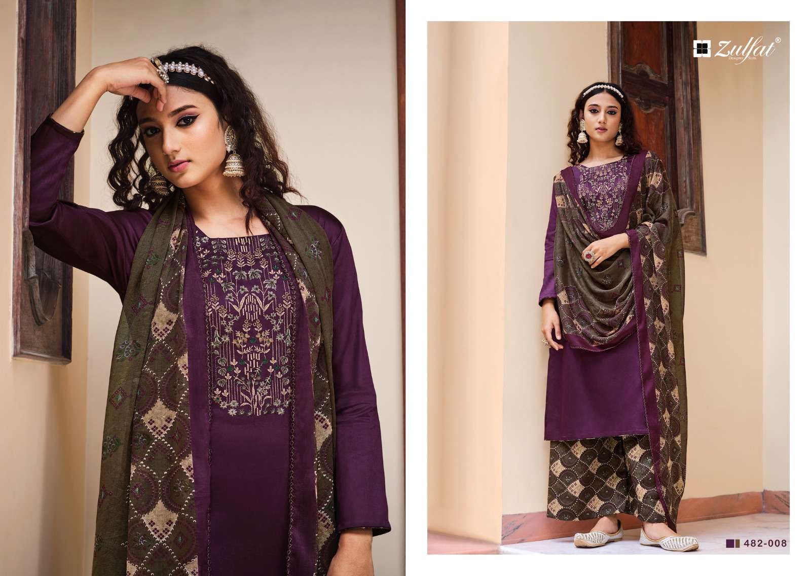 ZULFAT DESIGNER SUITS DAMINI