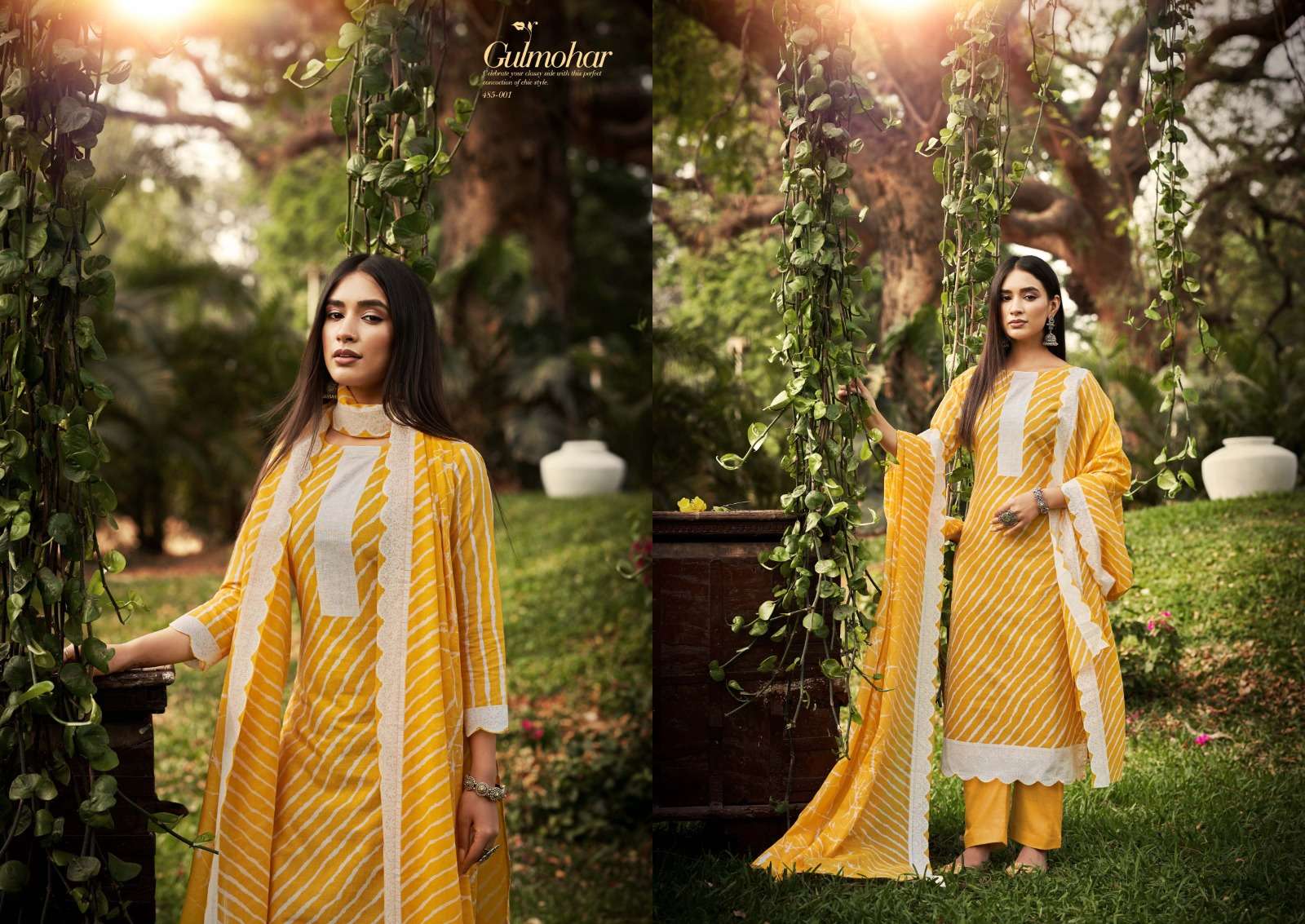 ZULFAT DESIGNER SUITS GULMOHAR