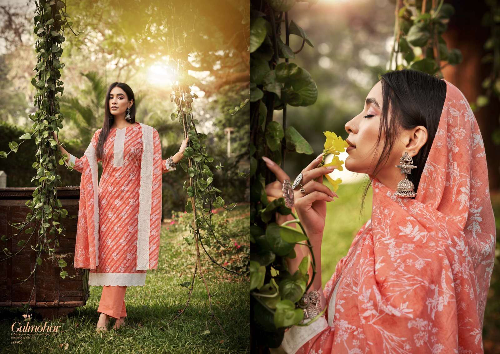 ZULFAT DESIGNER SUITS GULMOHAR