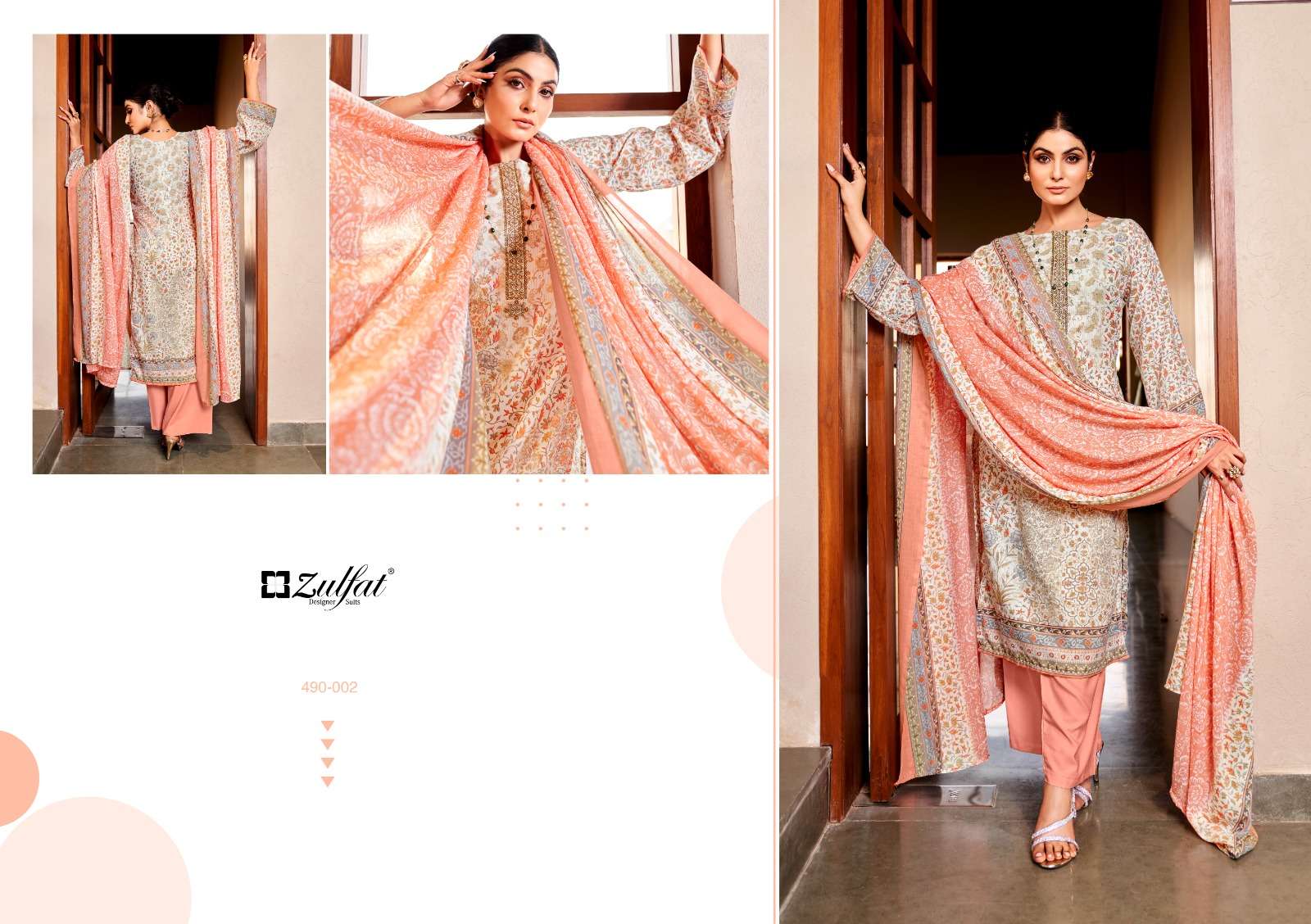 ZULFAT DESIGNER SUITS KAVYA VOL 2