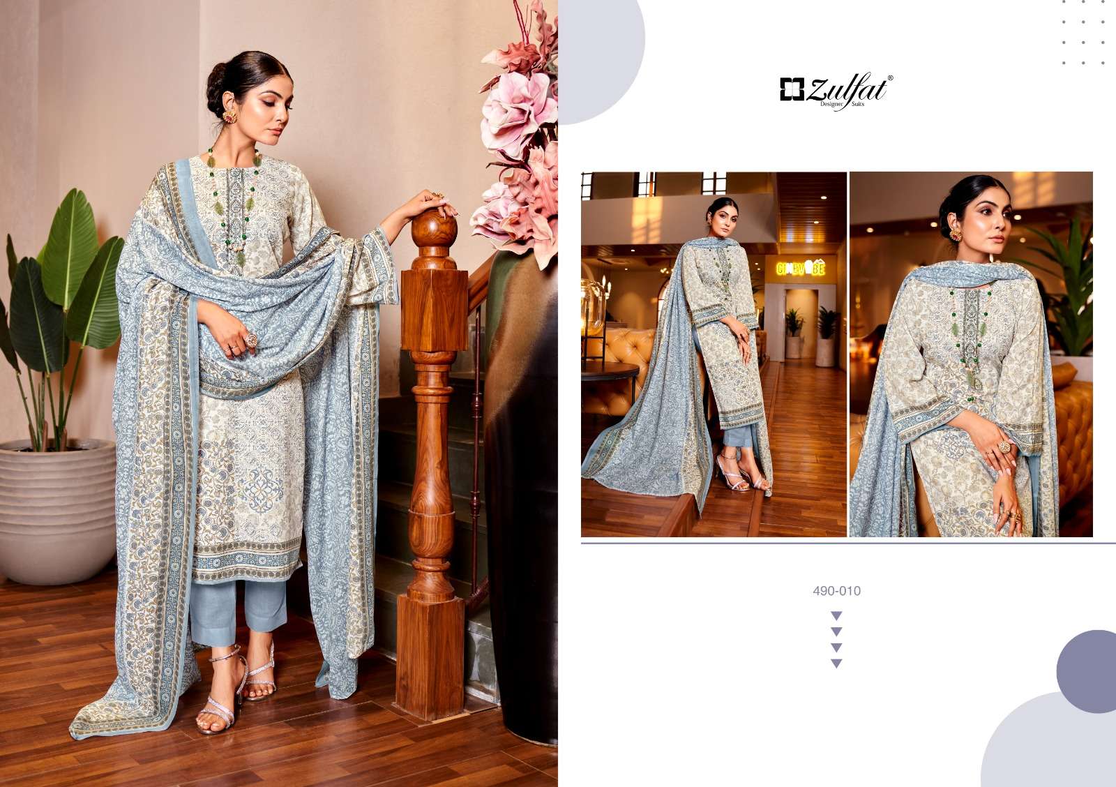 ZULFAT DESIGNER SUITS KAVYA VOL 2