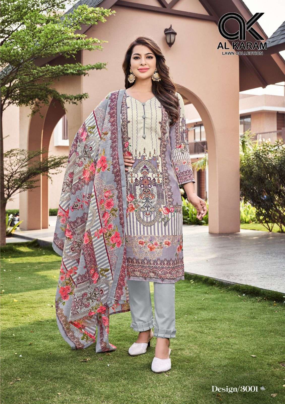 AL KARAM CHIKANKARI EMBROIDERED COTTON COLLECTION VOL 3