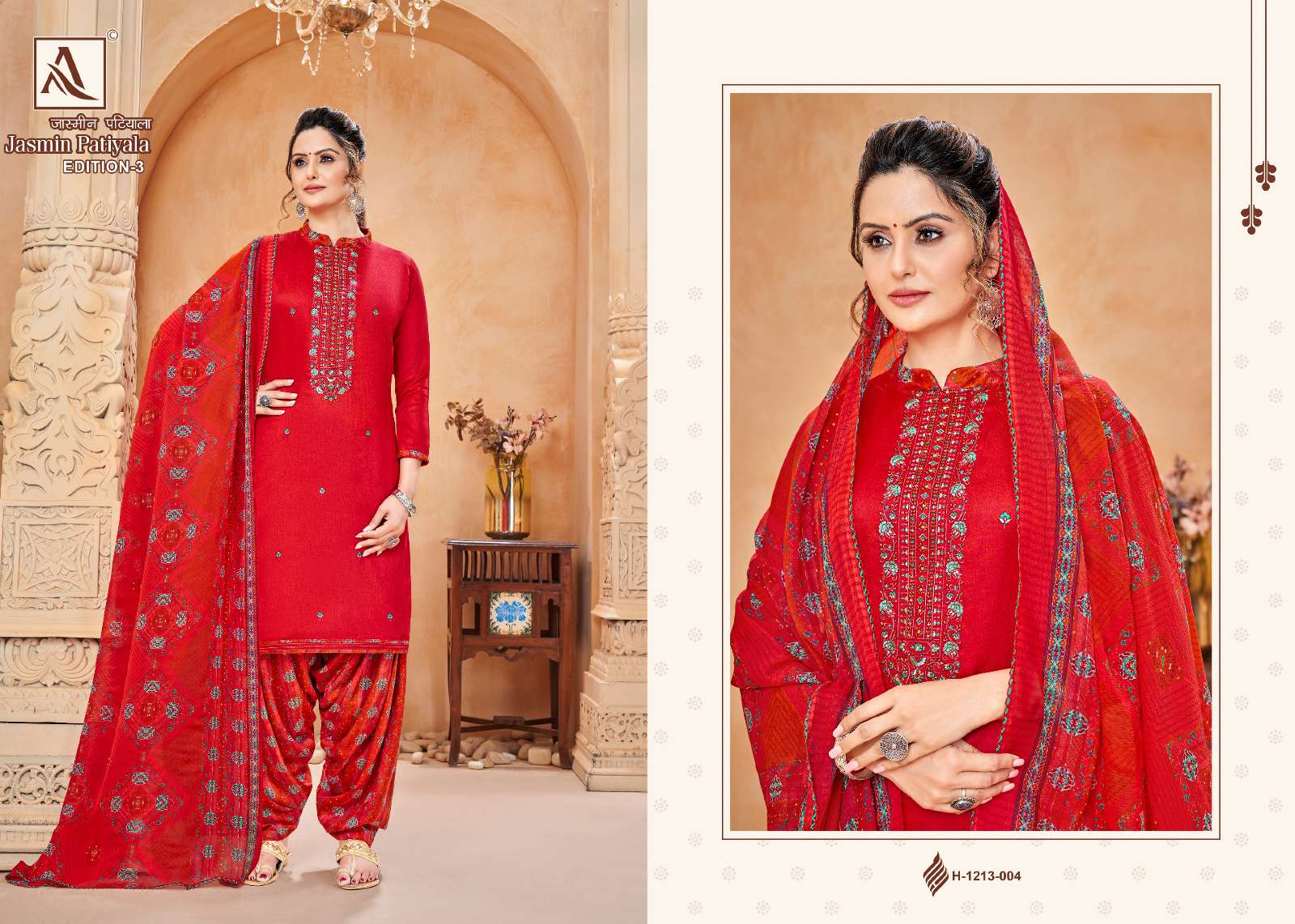 ALOK SUITS JASMIN PATIYALA EDITION VOL 3