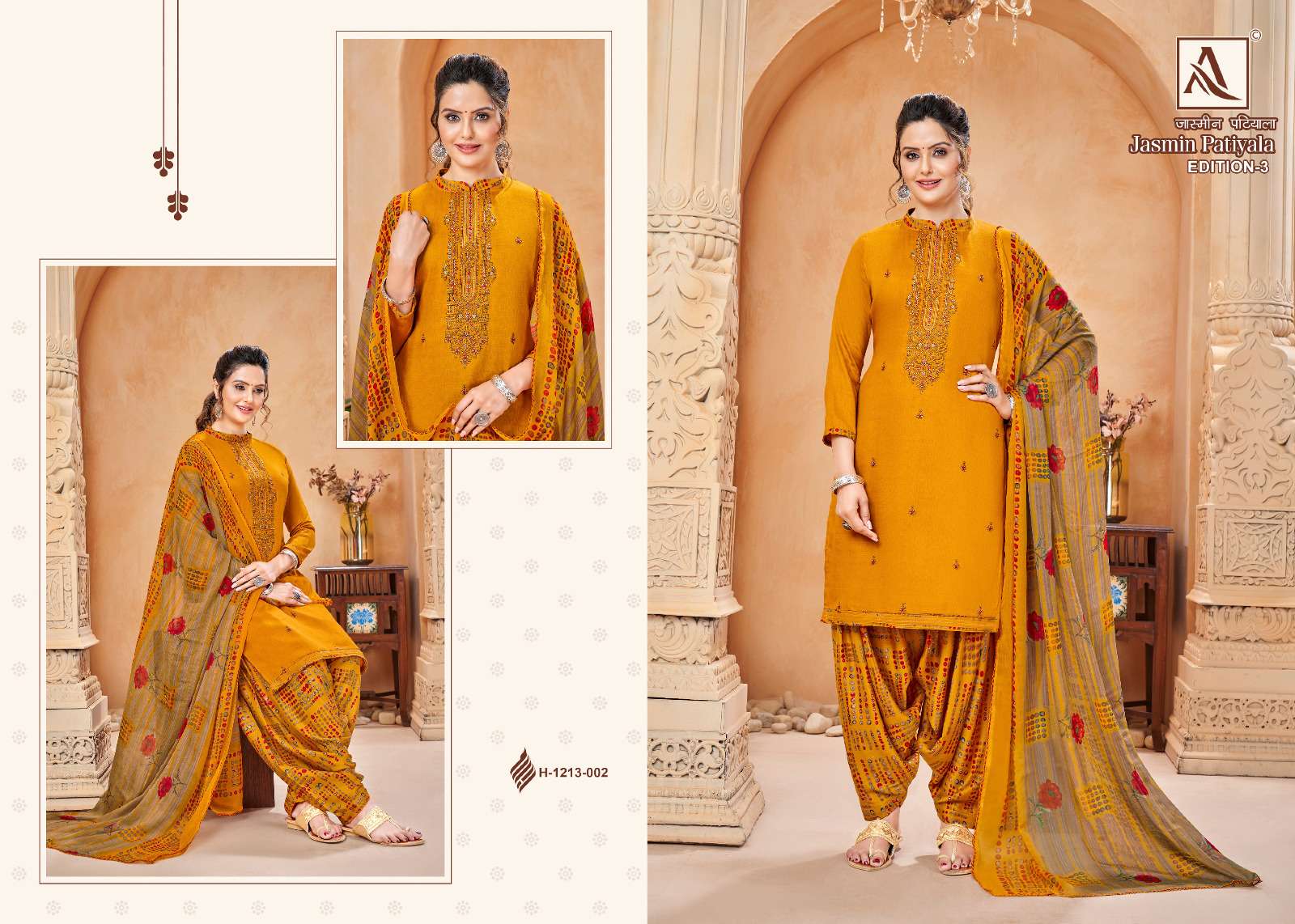 ALOK SUITS JASMIN PATIYALA EDITION VOL 3