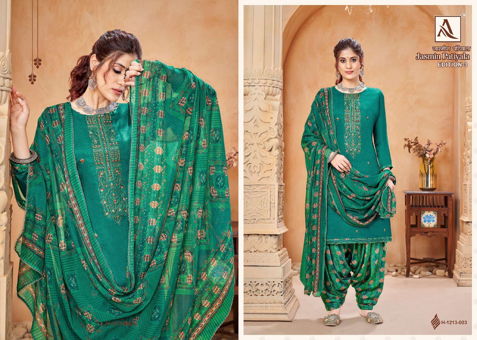 ALOK SUITS JASMIN PATIYALA EDITION VOL 3