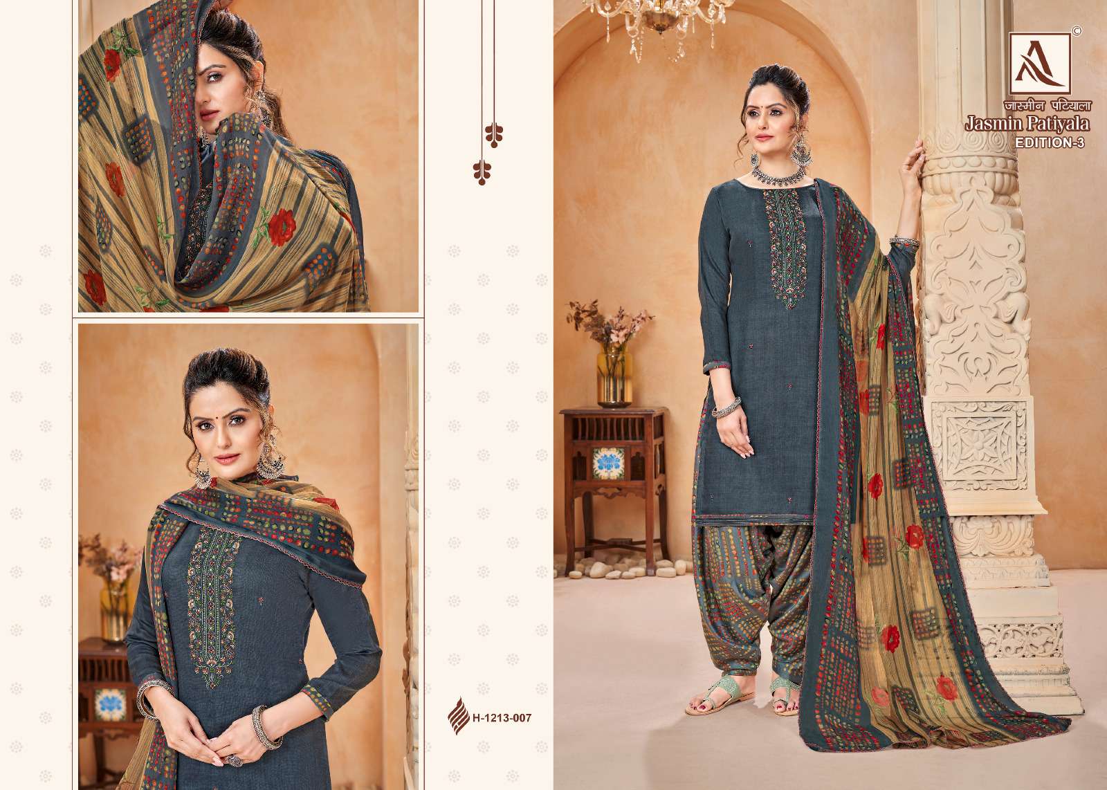 ALOK SUITS JASMIN PATIYALA EDITION VOL 3