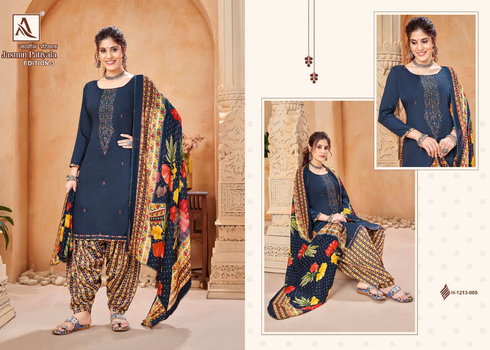 ALOK SUITS JASMIN PATIYALA EDITION VOL 3