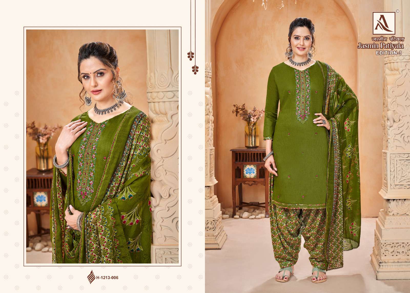 ALOK SUITS JASMIN PATIYALA EDITION VOL 3