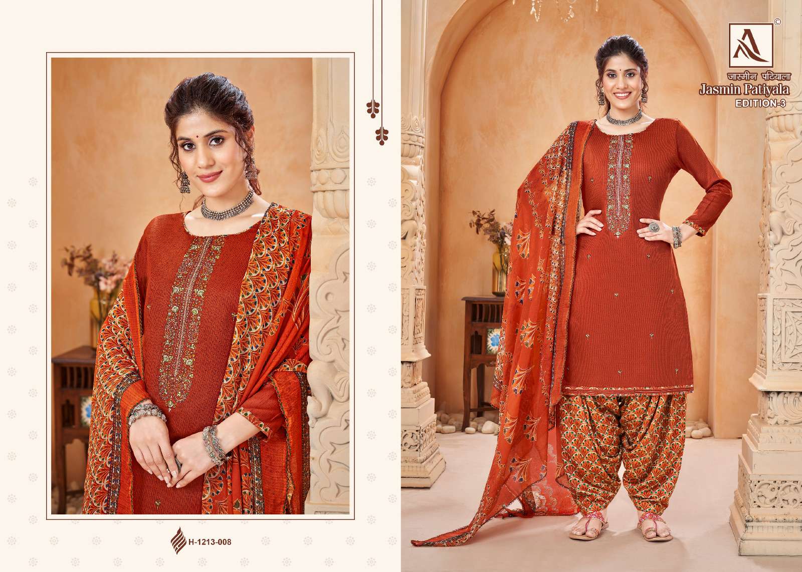 ALOK SUITS JASMIN PATIYALA EDITION VOL 3