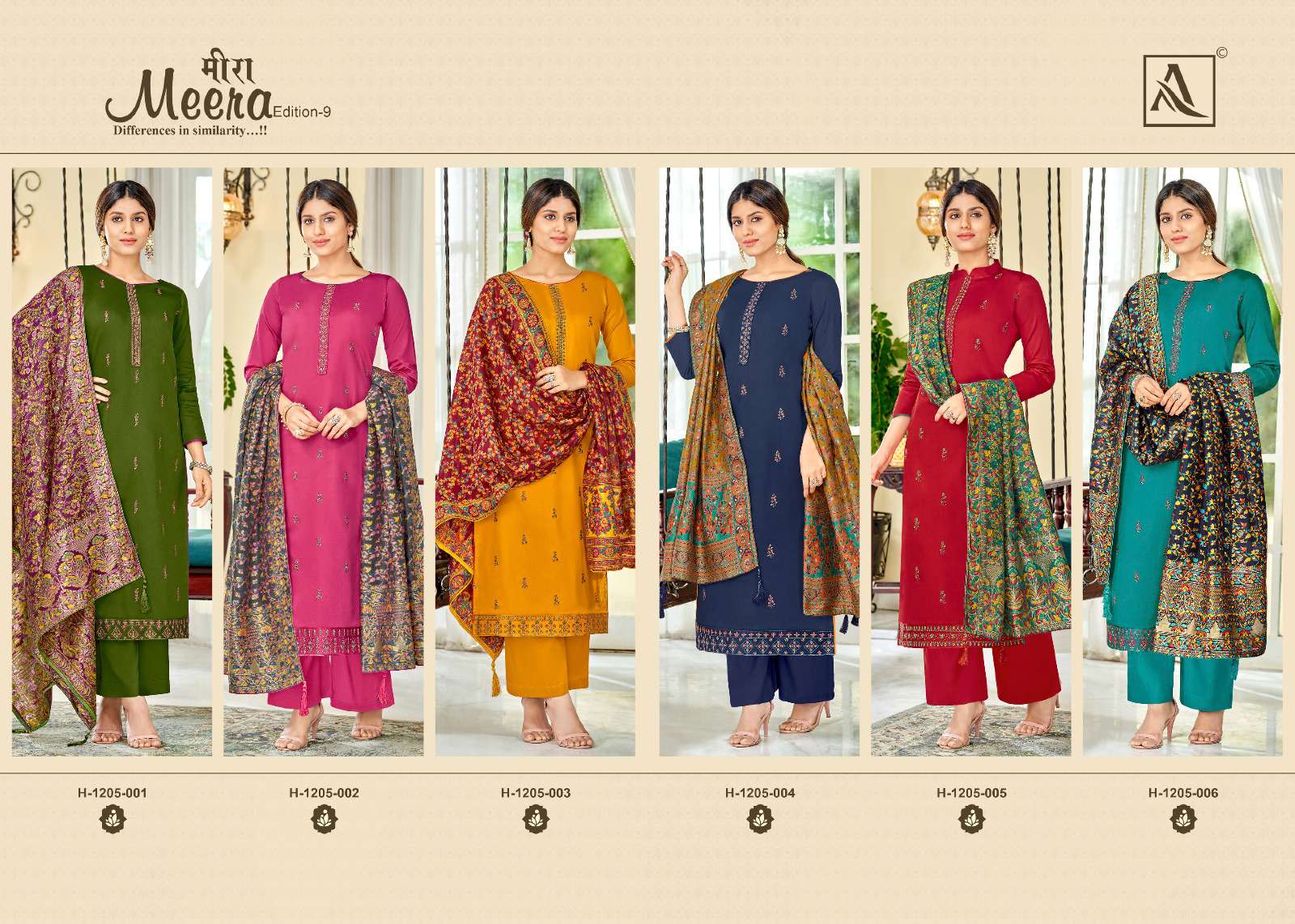 ALOK SUITS MEERA EDITION VOL 9 