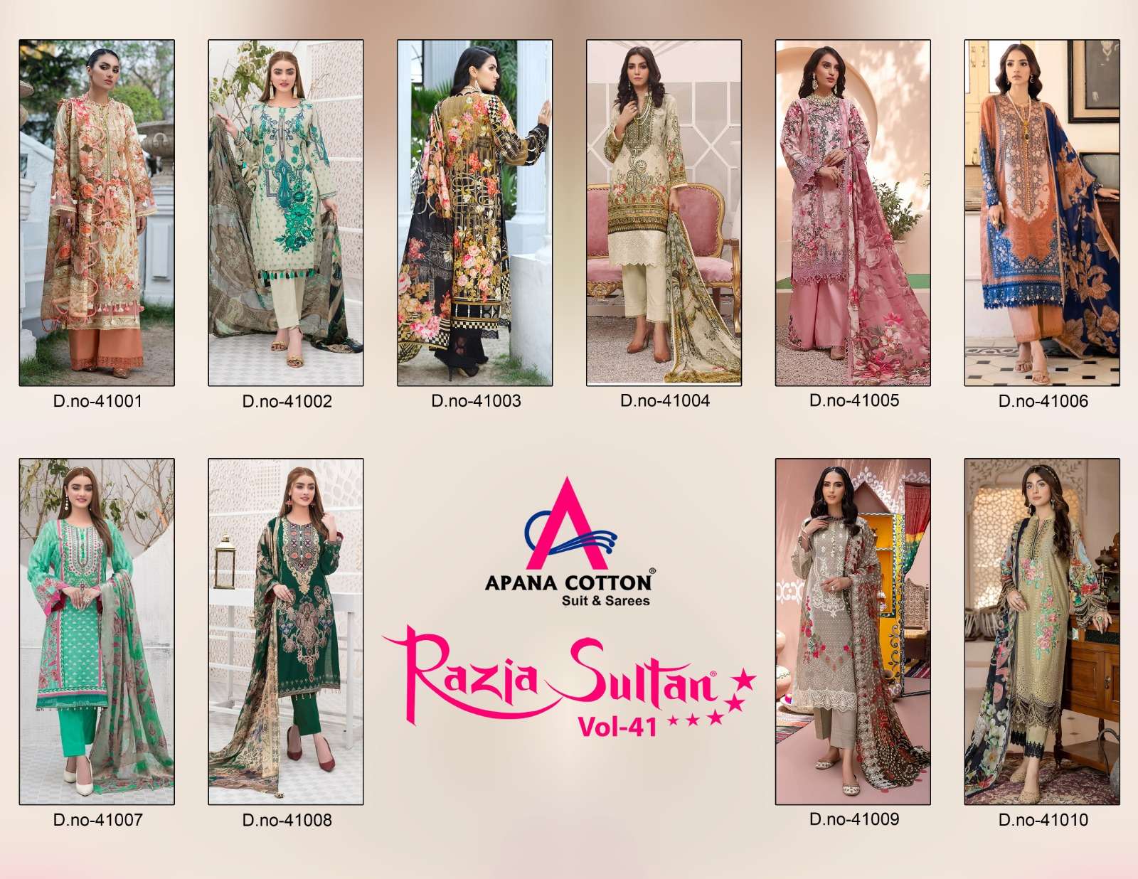 APANA COTTON RAZIA SULTAN VOL 41 