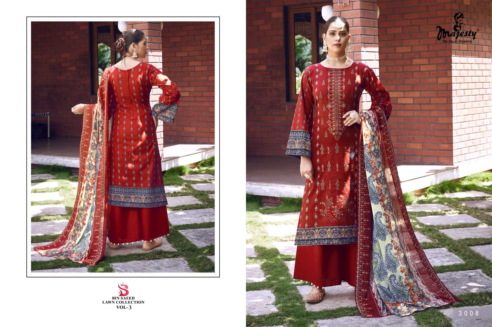 MAJESTY BIN SAEED LAWN COLLECTION VOL 3 