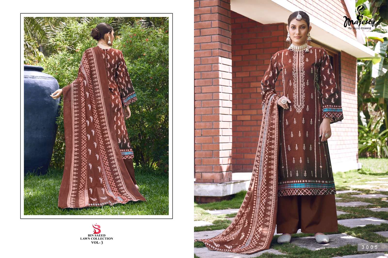 MAJESTY BIN SAEED LAWN COLLECTION VOL 3 