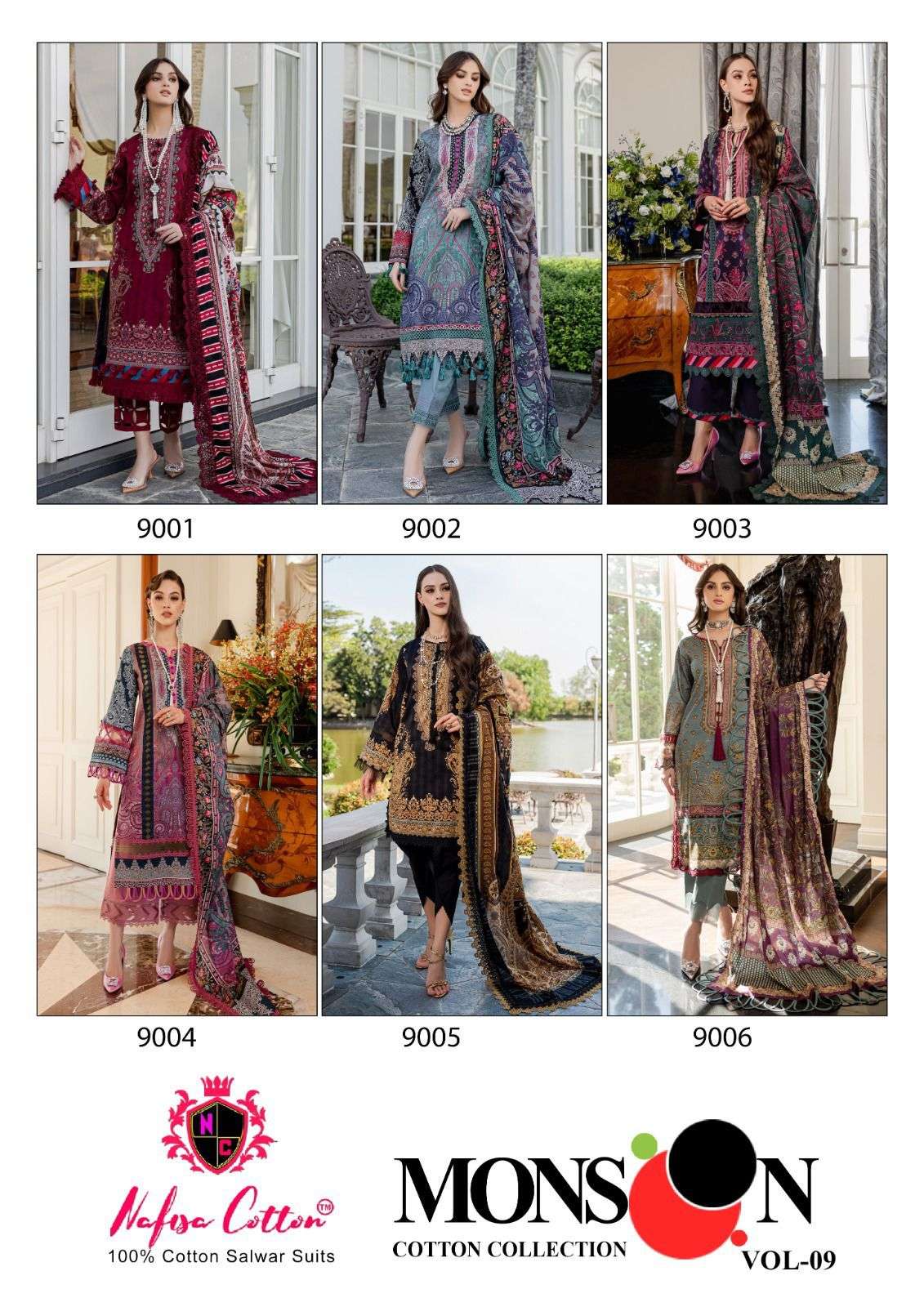 NAFISA COTTON MONSOON COTTON COLLECTION VOL 9