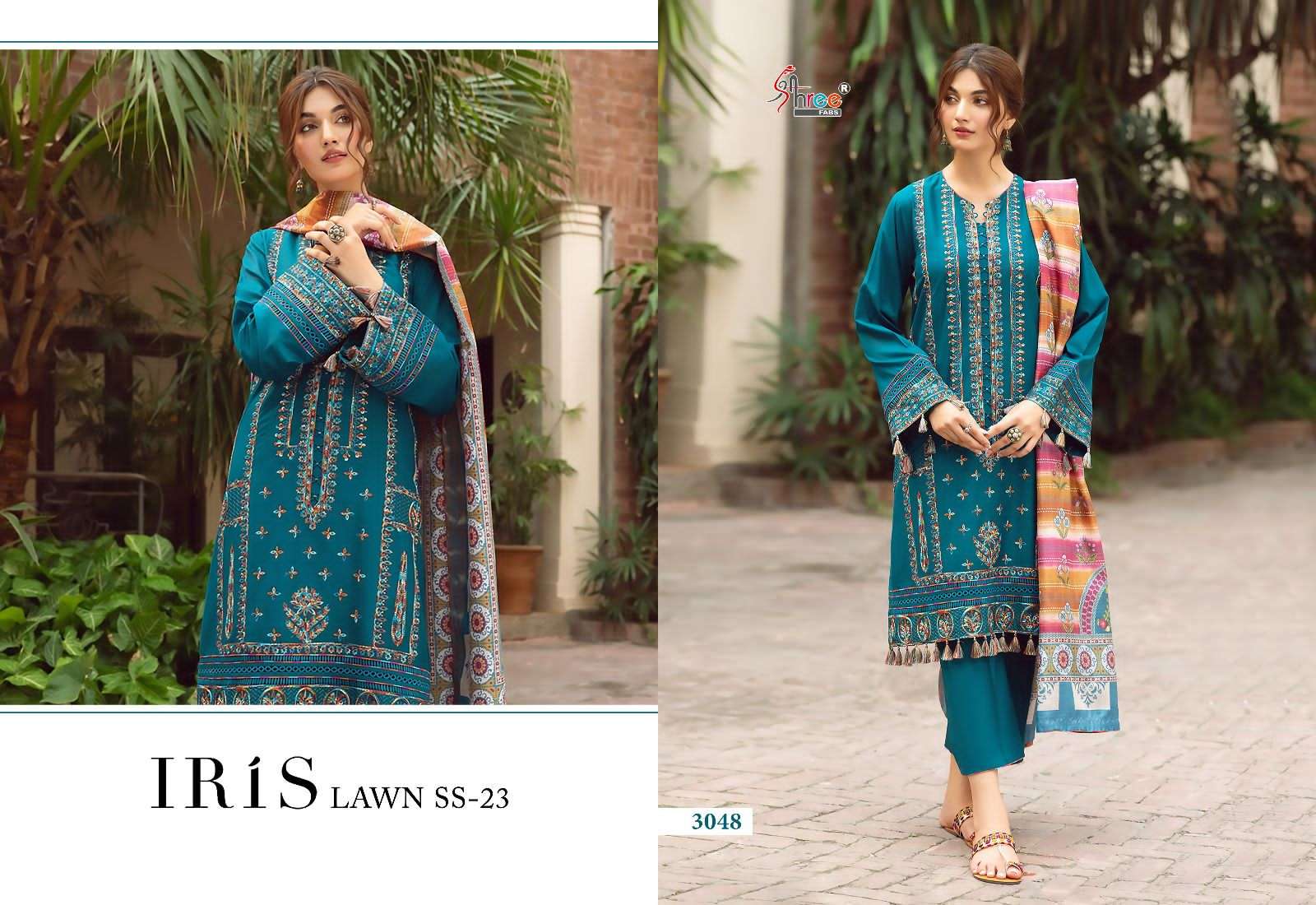 SHREE FABS IRIS LAWN SS 23