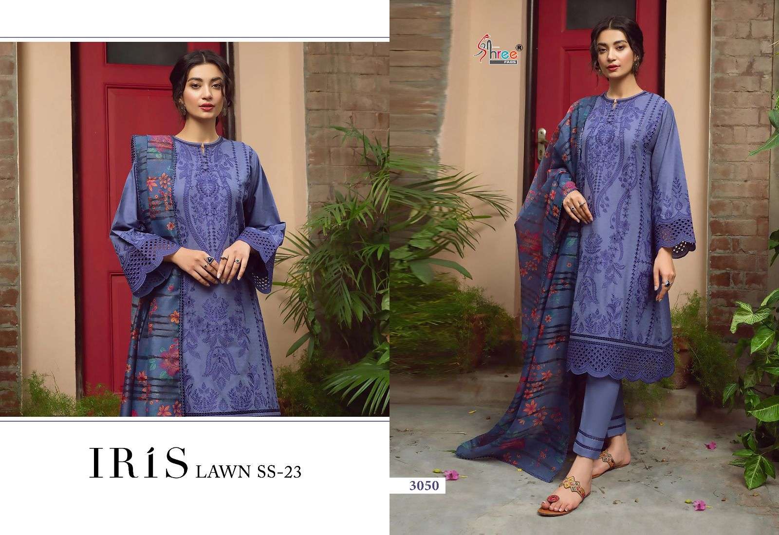 SHREE FABS IRIS LAWN SS 23