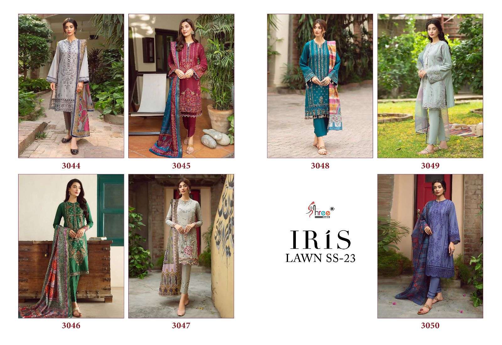 SHREE FABS IRIS LAWN SS 23