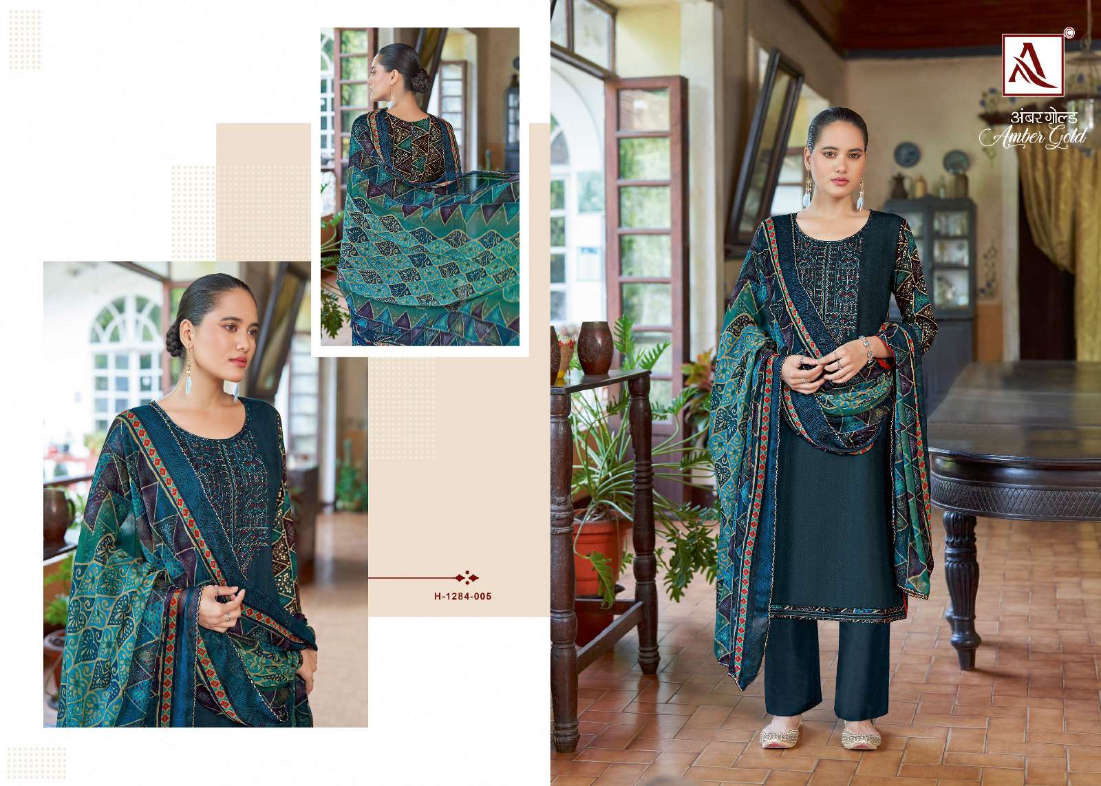 ALOK SUITS AMBER GOLD