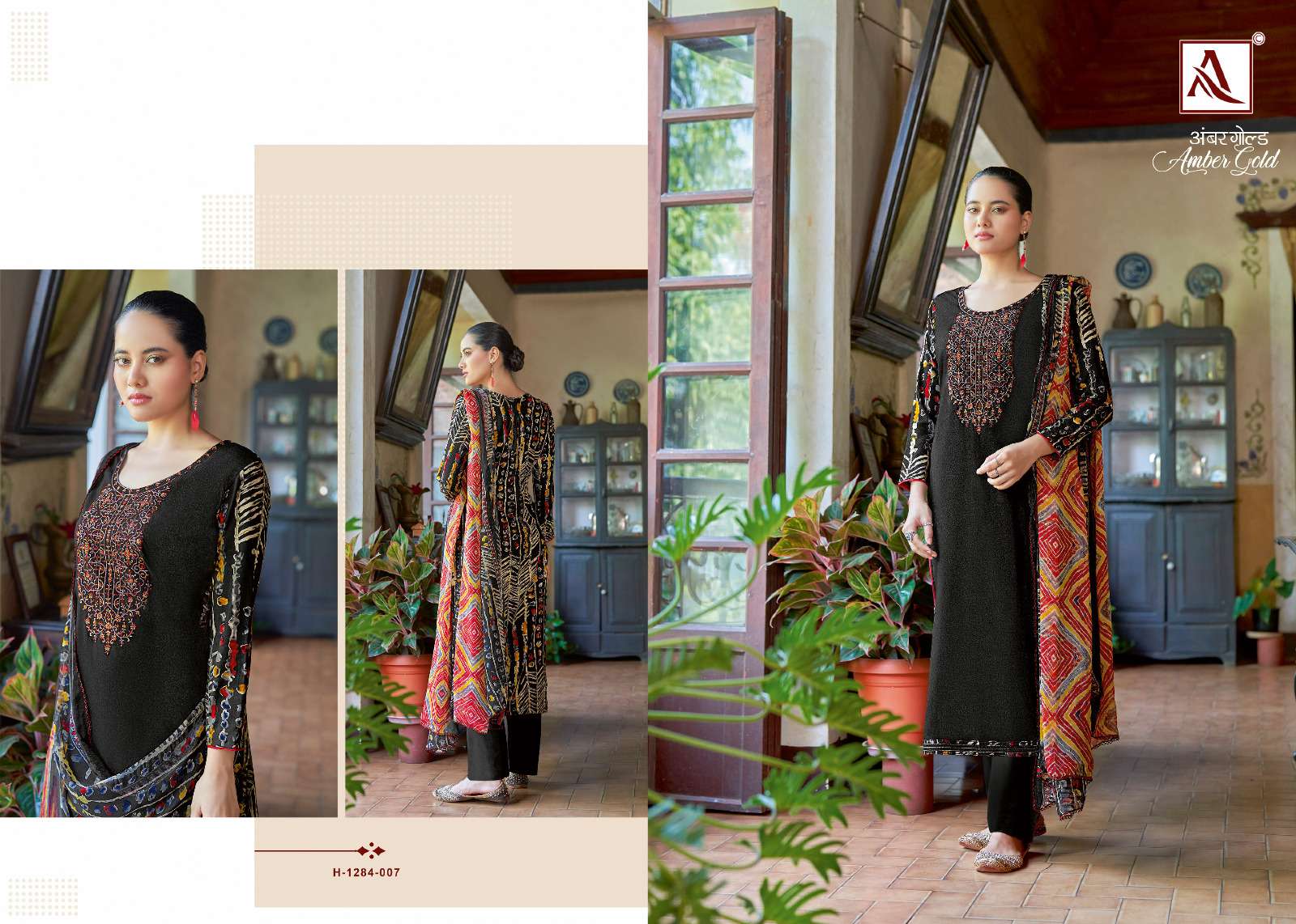 ALOK SUITS AMBER GOLD