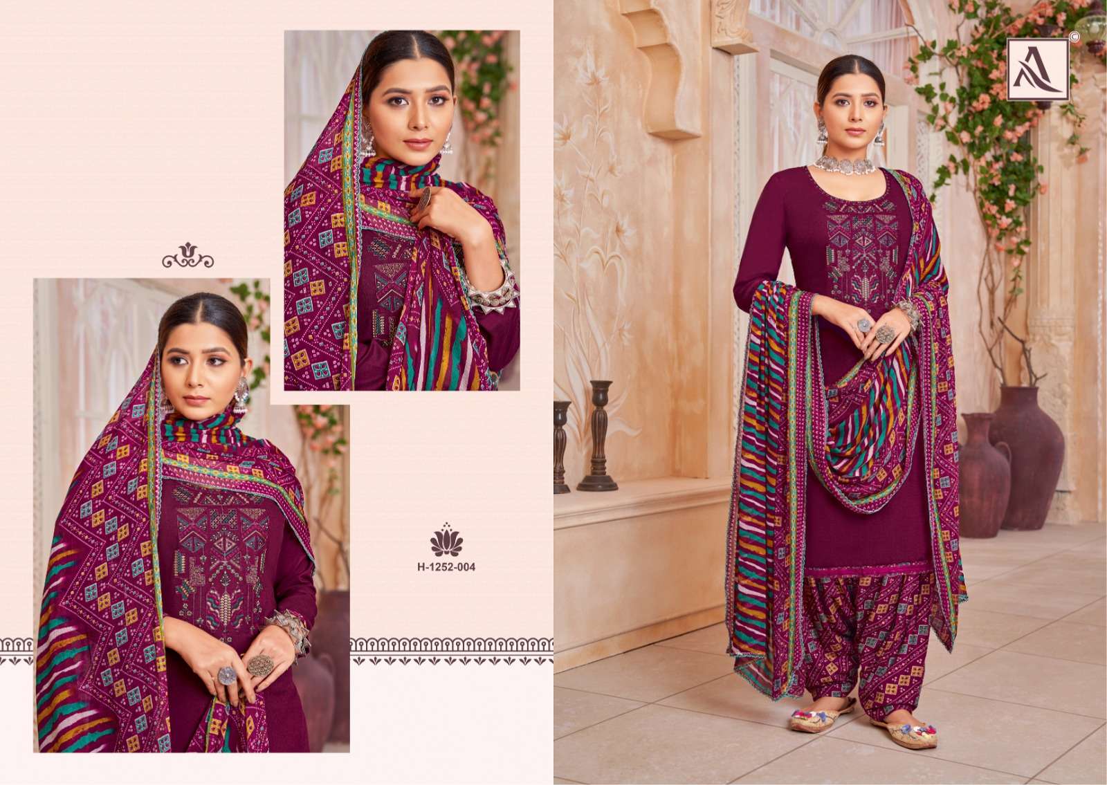 ALOK SUITS PATIYALA FUSION VOL 13