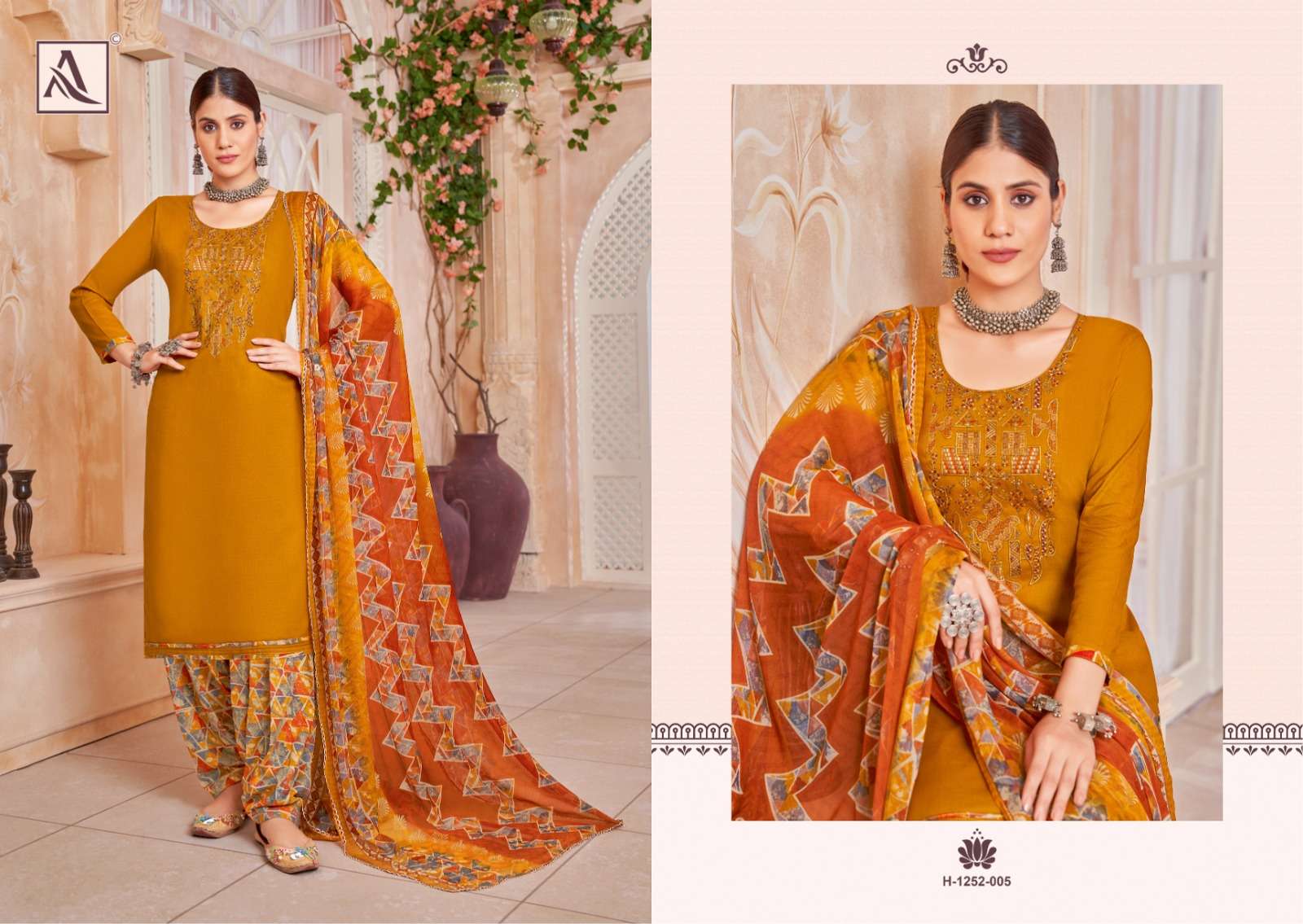 ALOK SUITS PATIYALA FUSION VOL 13