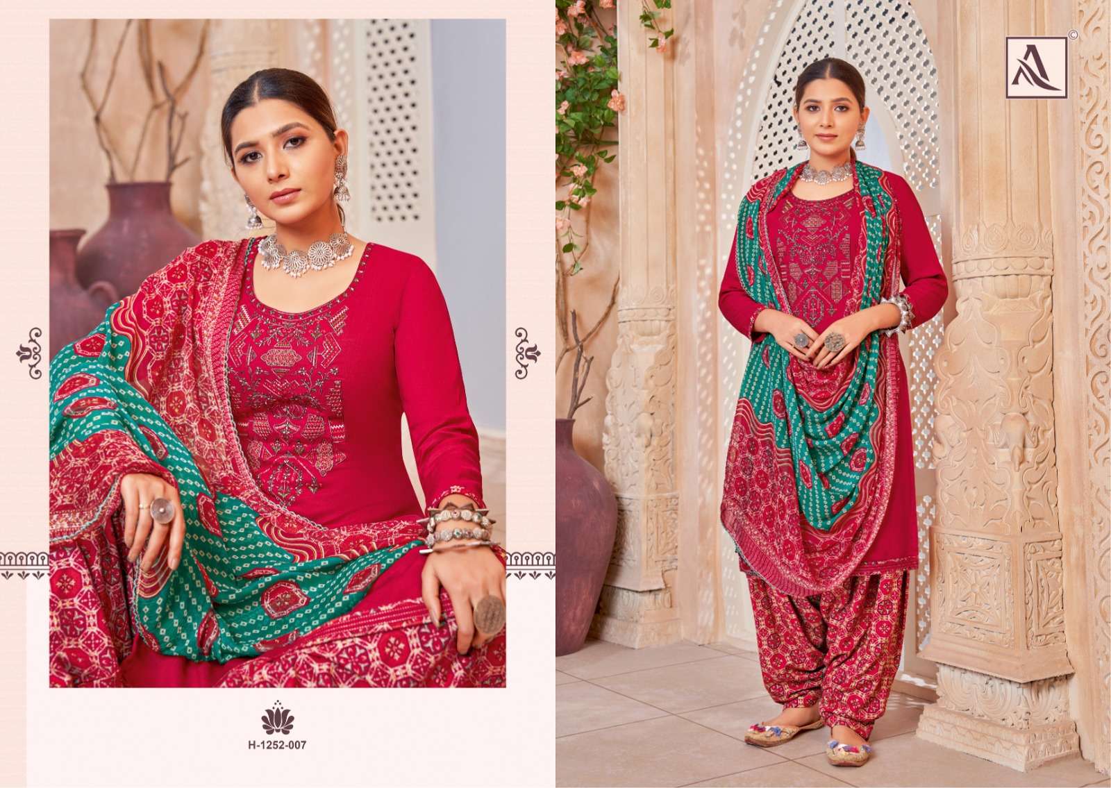 ALOK SUITS PATIYALA FUSION VOL 13
