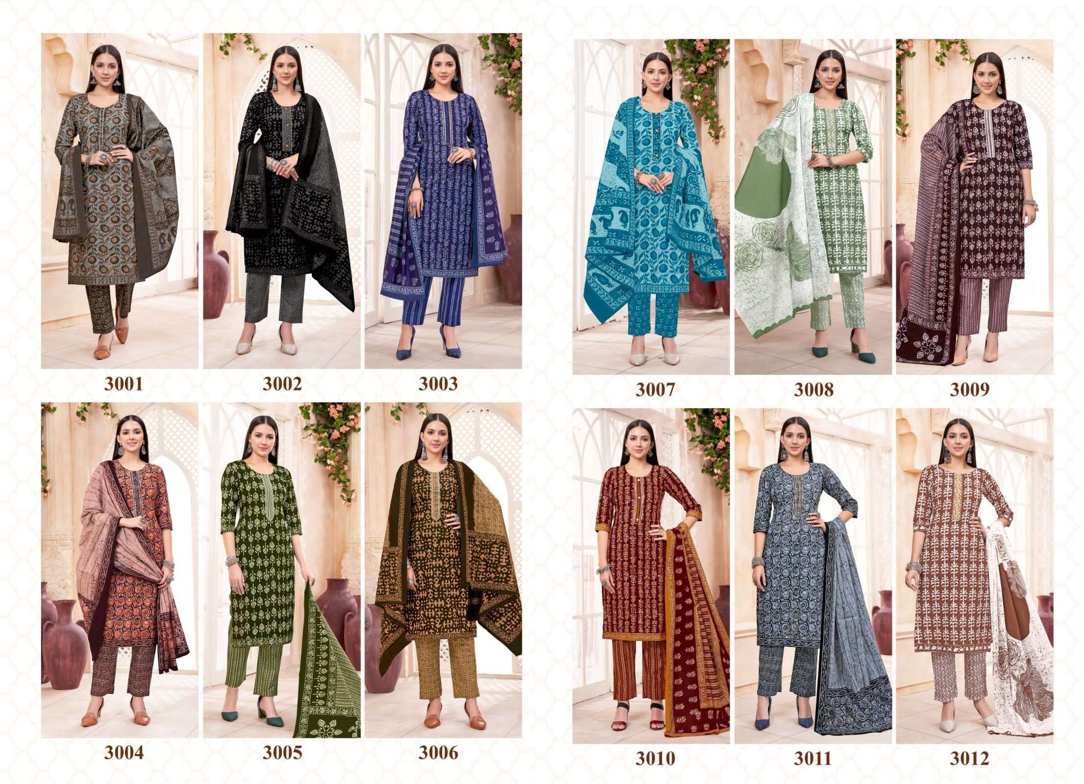 BALAJI COTTON BATTIK ART WORK VOL 3