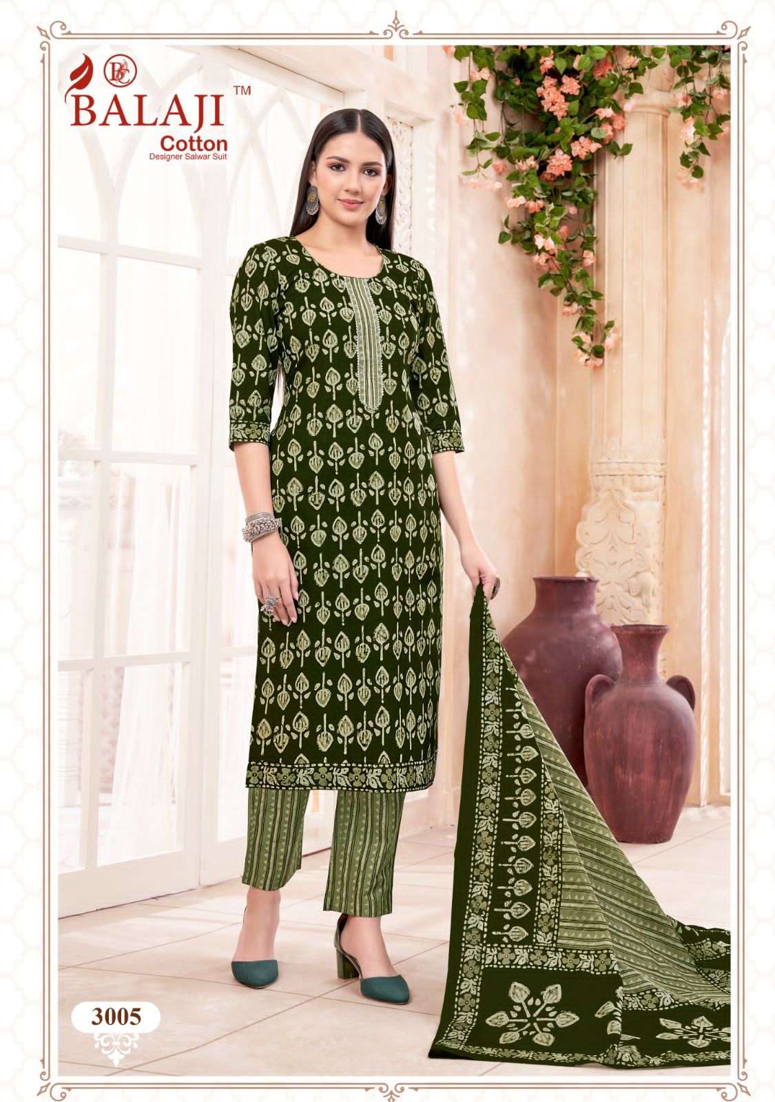 BALAJI COTTON BATTIK ART WORK VOL 3