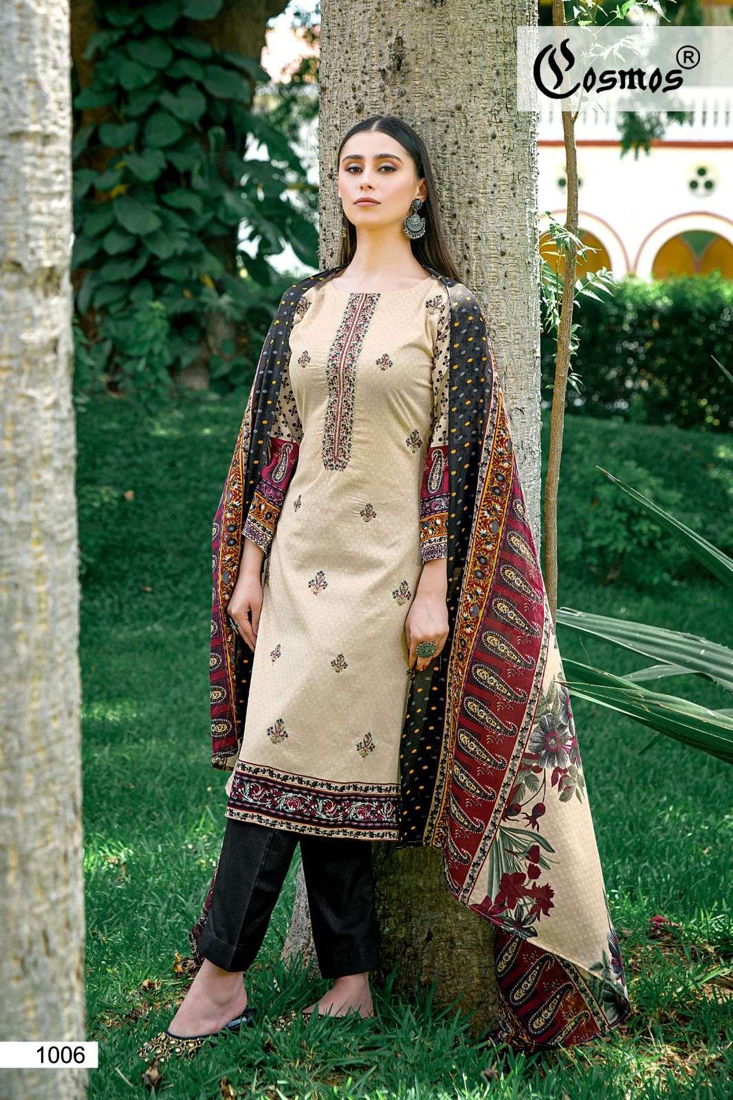 COSMOS FASHION NOOR EMBROIDERED