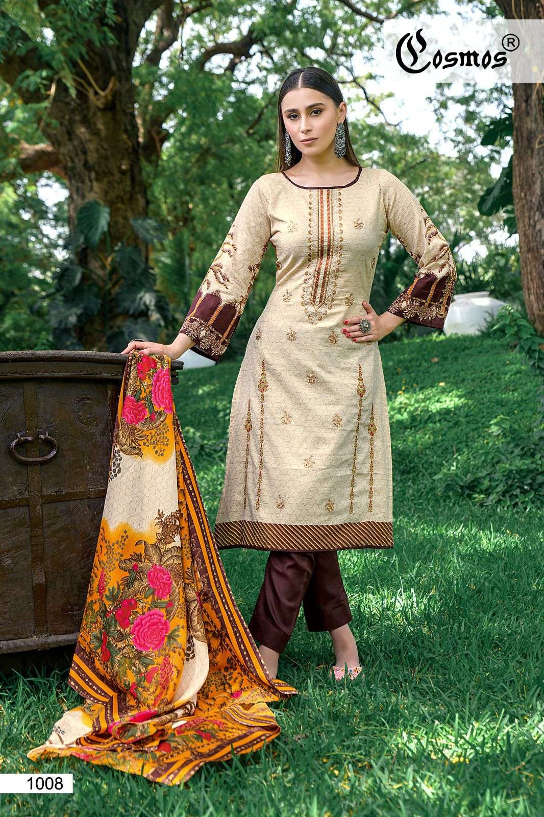 COSMOS FASHION NOOR EMBROIDERED