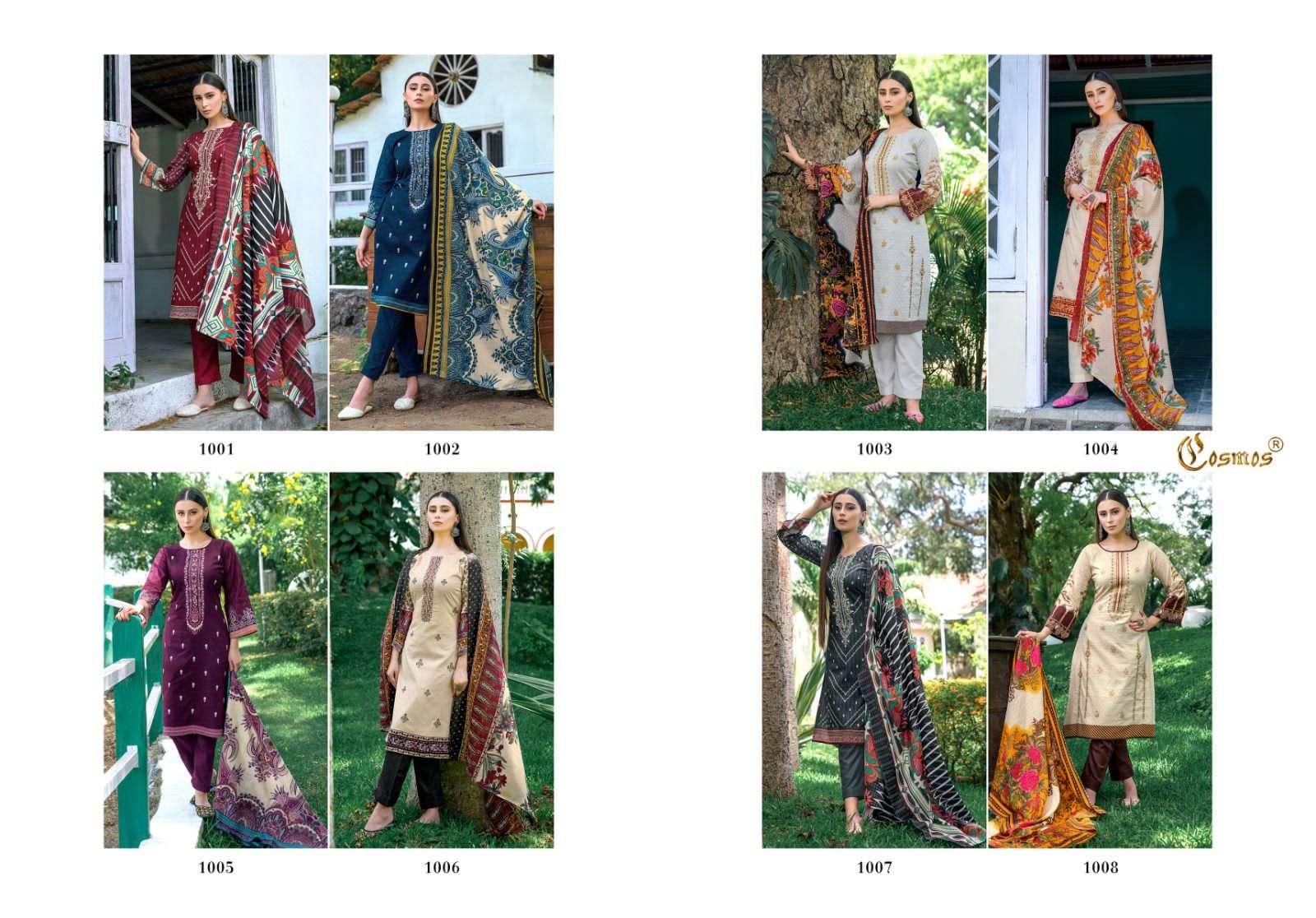 COSMOS FASHION NOOR EMBROIDERED