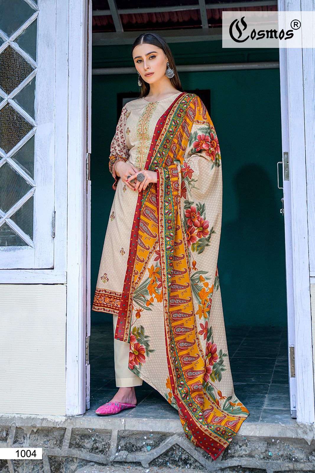 COSMOS FASHION NOOR EMBROIDERED