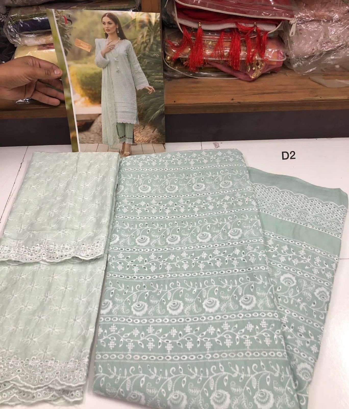 DEEPSY SUITS ADANS LIBAS CHIKANKARI 23 NX 