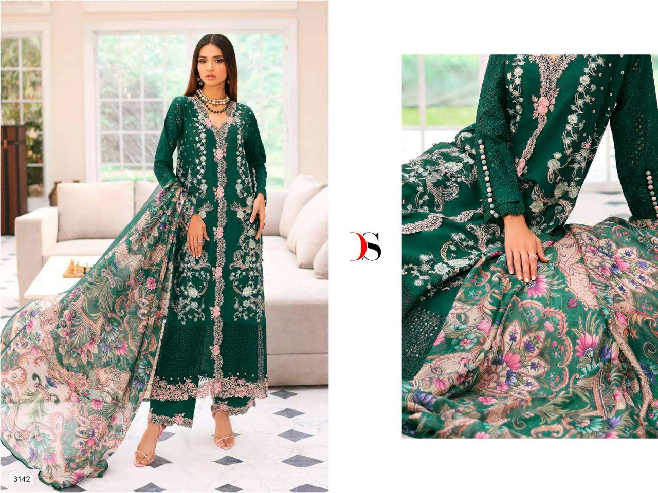 DEEPSY SUITS ELAF CHIKANKARI 23